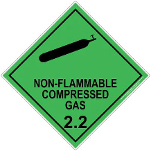 Class 2.2 (Non Flammable, Non-Toxic Gas)