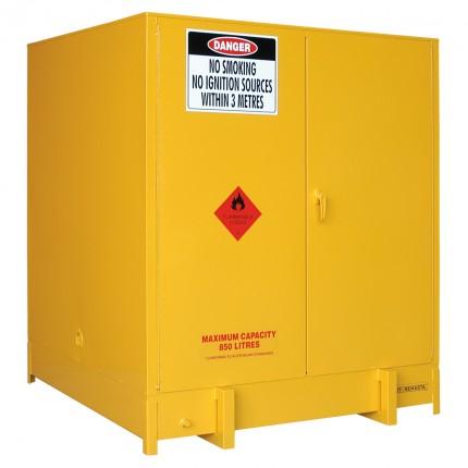 850L - Large Capacity Flammable Liquids Storage Cabinet - Pallet Store