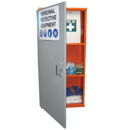 PPE Storage Cabinet - Single Door - 3 Shelves