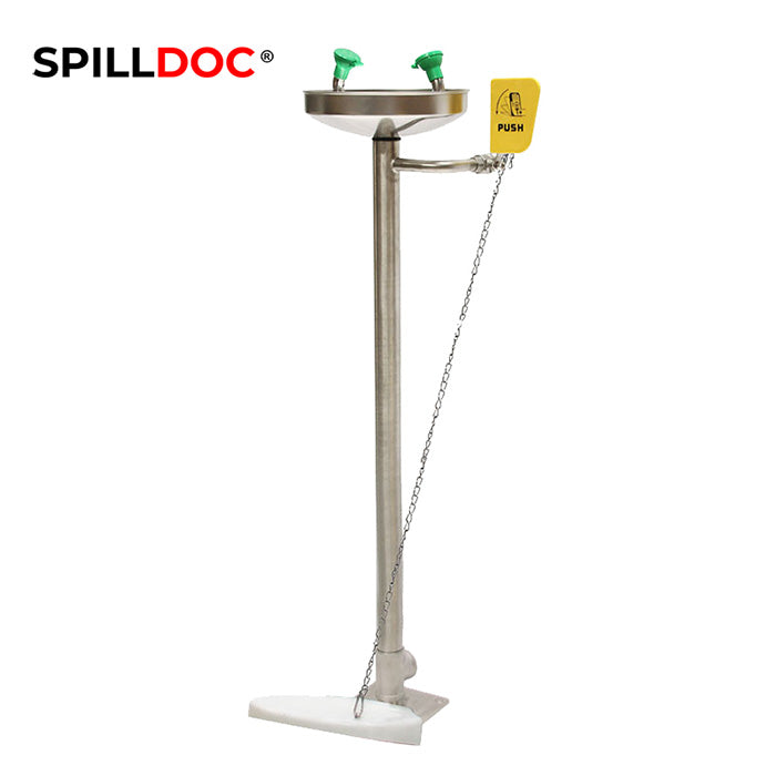 Spilldoc Floor Mounted Stand Eye Wash Station SD-540N/316SS