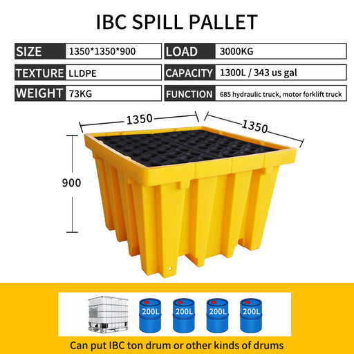 Single IBC Spill Pallet IBC030